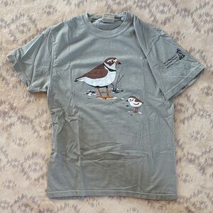 Comfort Colors | Sage Piping Plover Bird T-Shirt | Size S